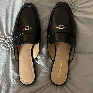 Coach Black Leather Mules for Women
Never worn